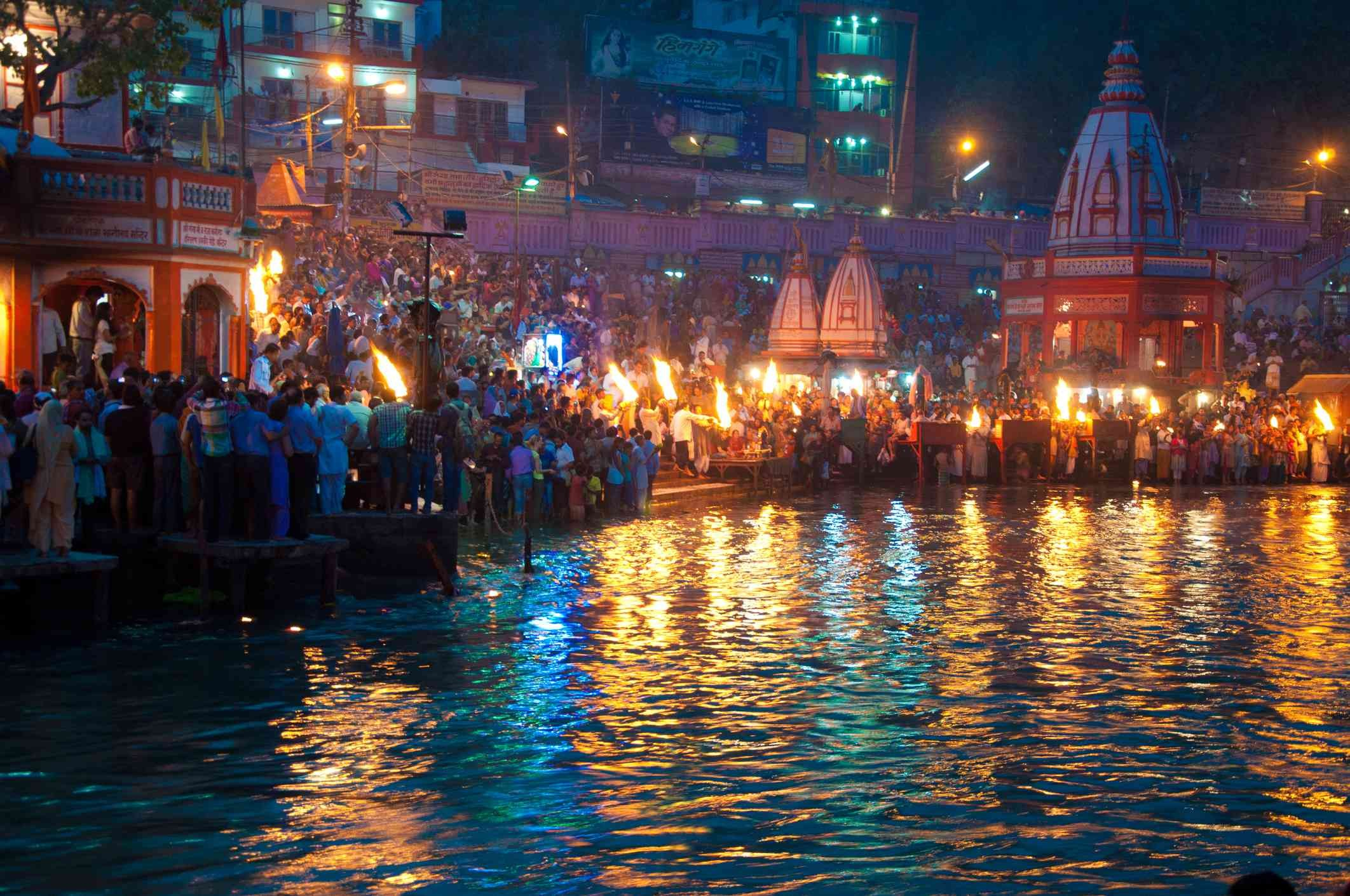 Mussoorie to Haridwar Rishikesh taxi – Ganga Aarti tour